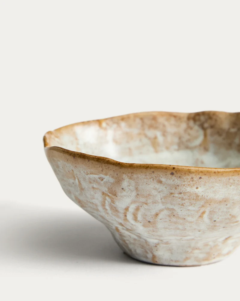 Alenia brown ceramic bowl