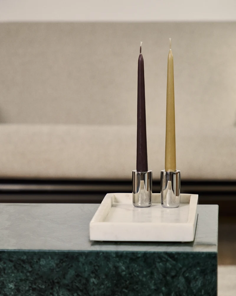 Nirela set of 2 candle holders 7cm