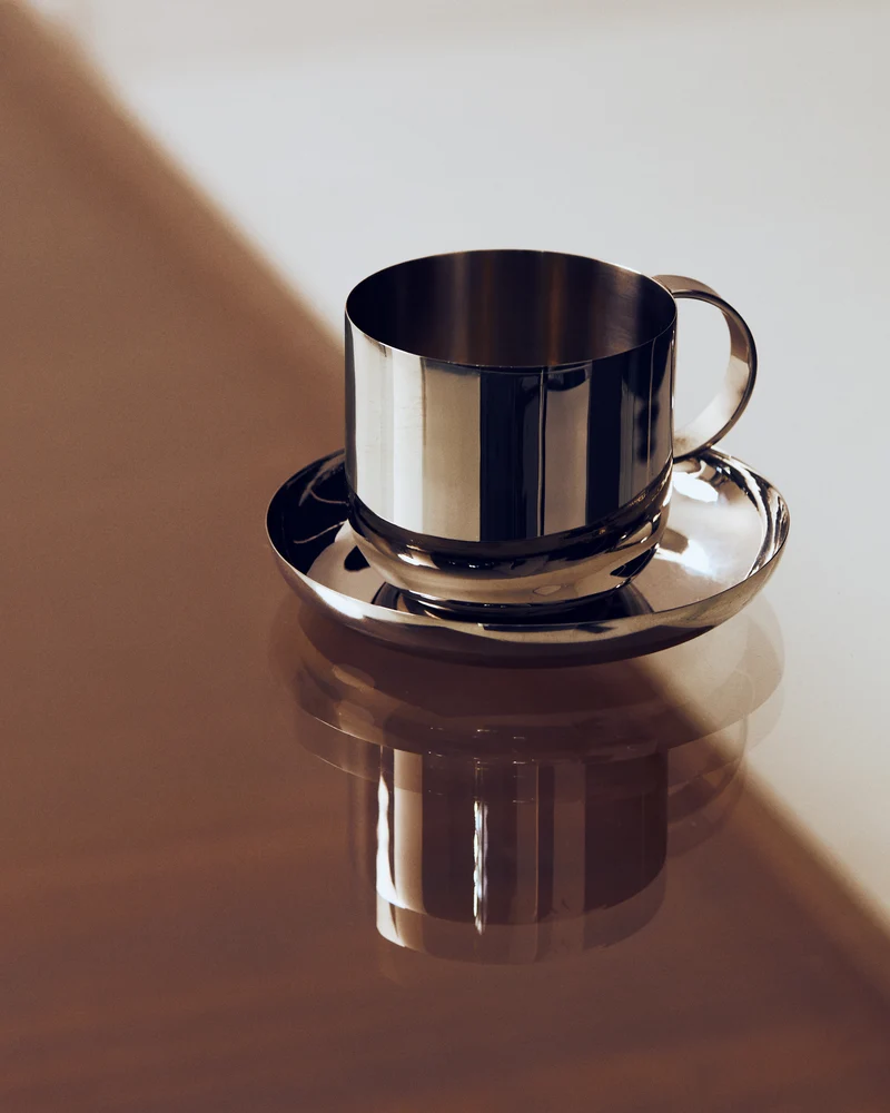 Nirela set of 2 stainless steel cups