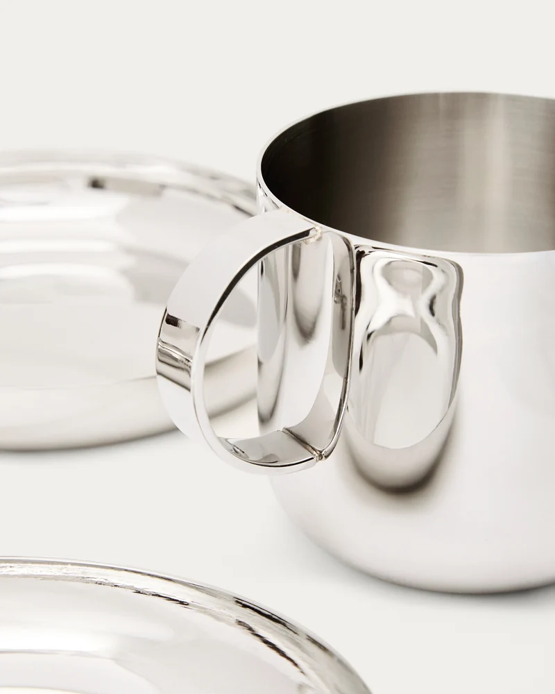 Nirela set of 2 stainless steel cups