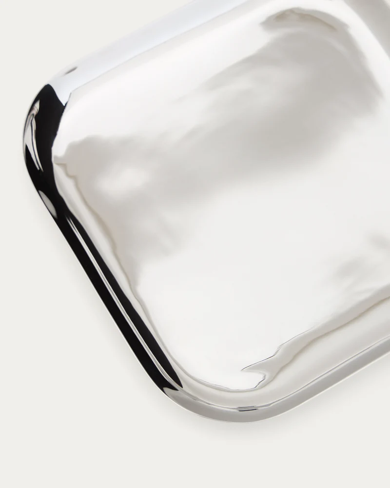 Nirela set of 2 stainless steel trays