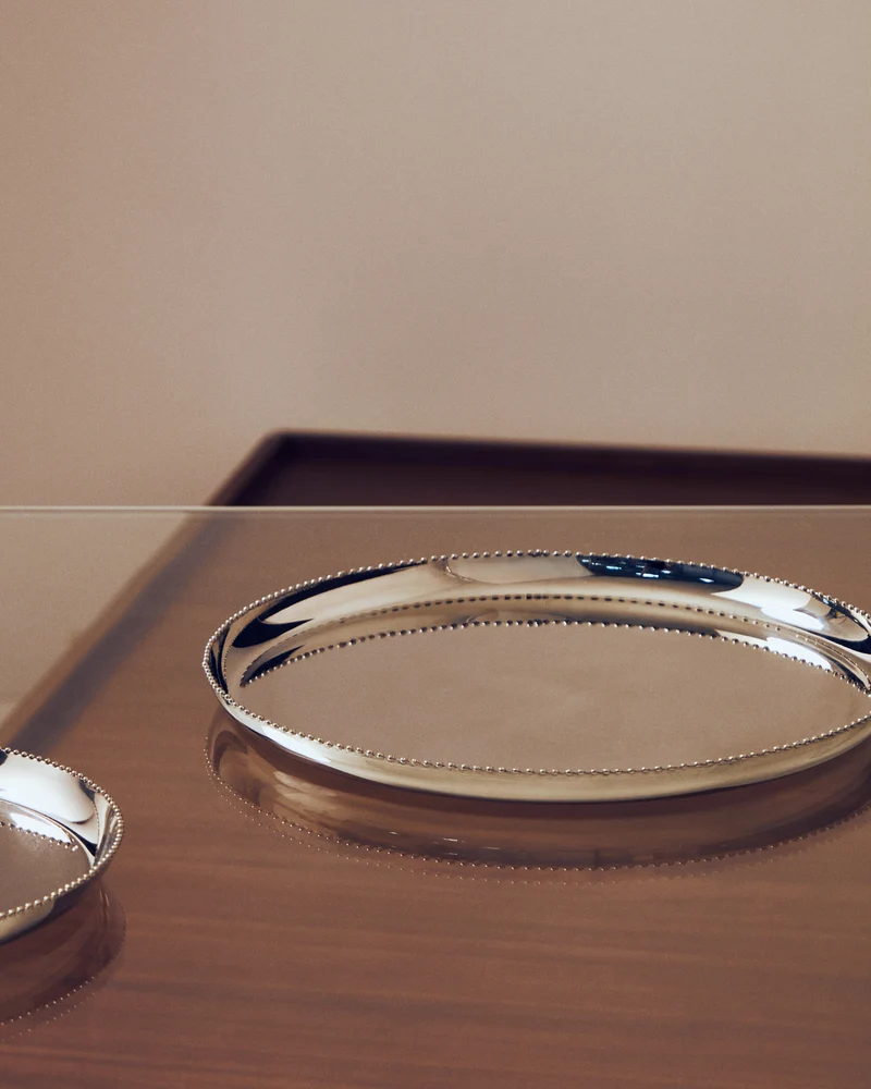 Nirela stainless steel tray Ø 36cm