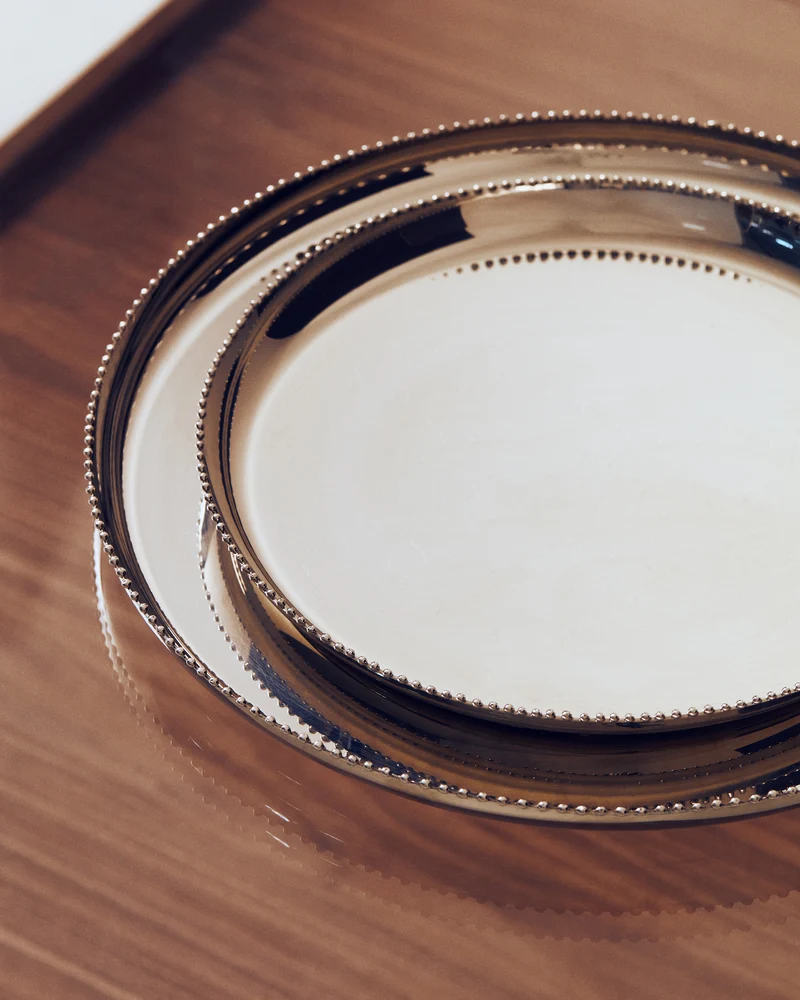 Nirela stainless steel tray Ø 36cm