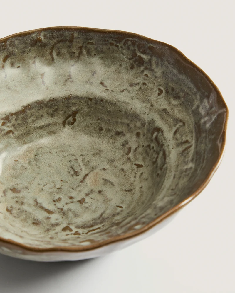 Alenia soup bowl in grey ceramic