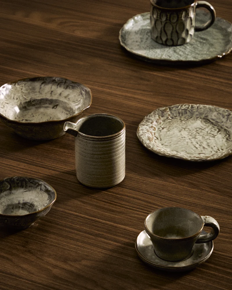Alenia grey ceramic bowl