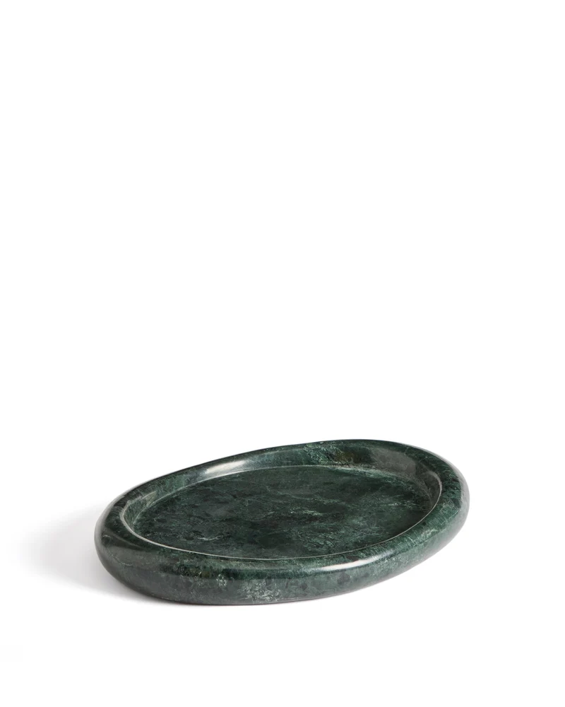 Lenorel Tray in Green Marble - Small