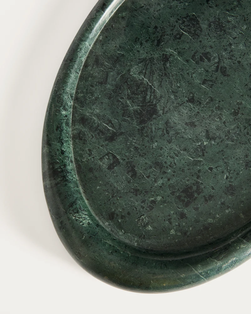 Lenorel Tray in Green Marble - Large