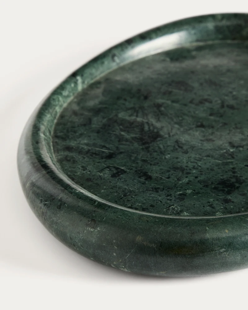 Lenorel Tray in Green Marble - Large