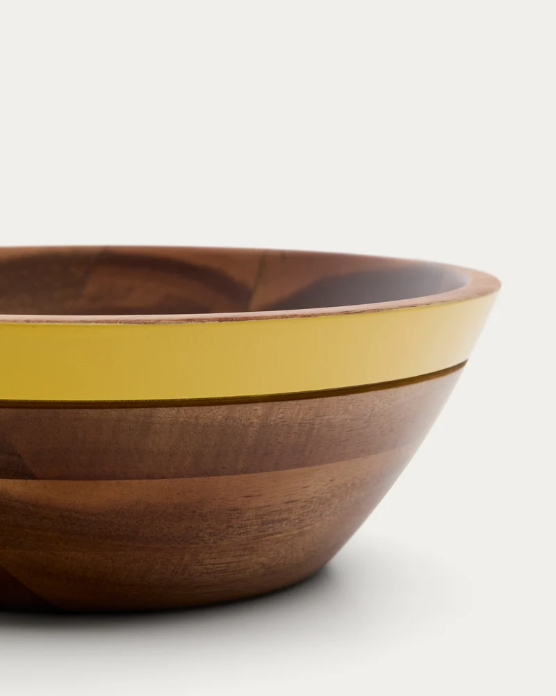 Zairin acacia wood bowl
