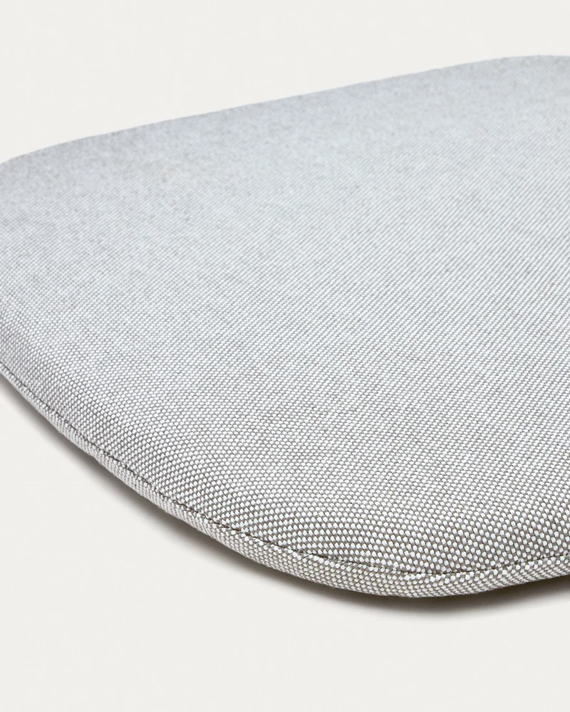 Joncols chair cushion in grey, 43 x 41 cm