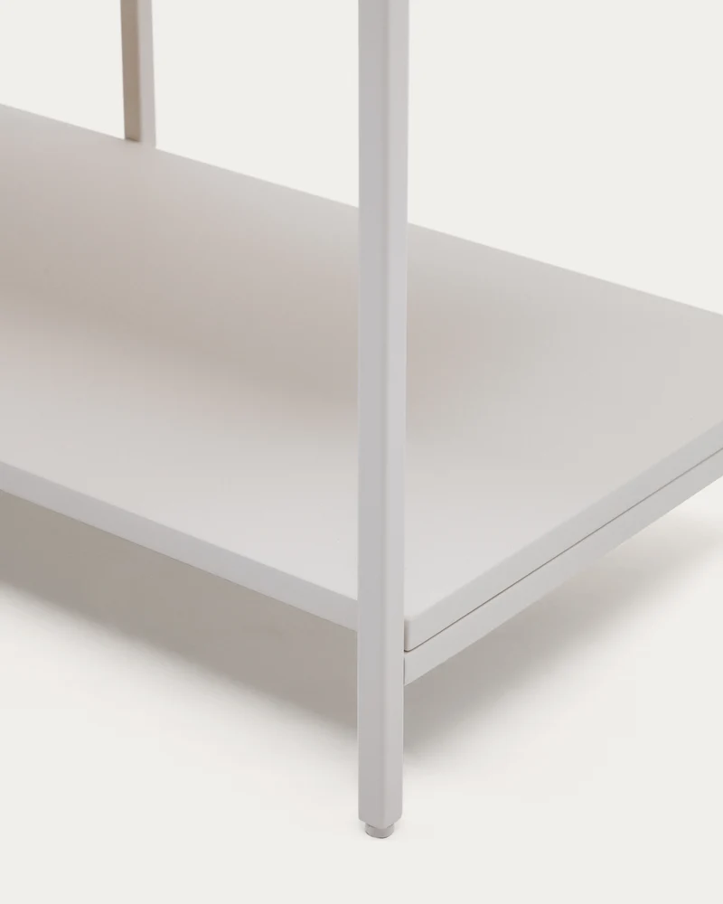 Vedrana 4-door tall sideboard white lacquered MDF 97.5 x 160 cm