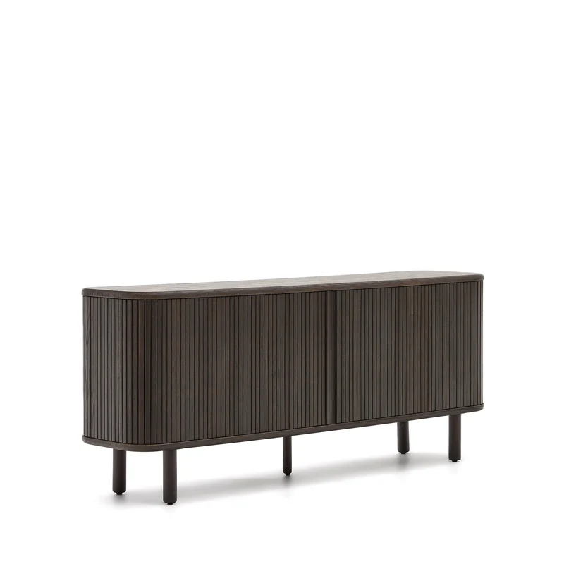 Mailen 2 door sideboard in ash veneer with a dark finish 180 x 75 cm
