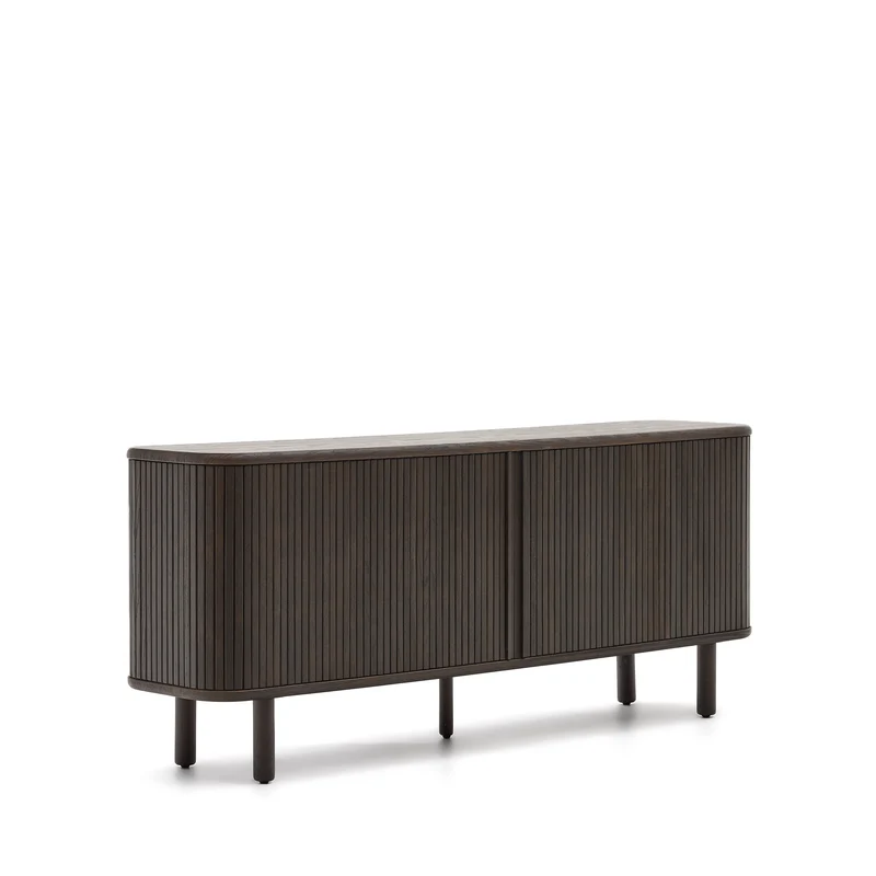 Mailen 2 door sideboard in ash veneer with a dark finish 180 x 75 cm