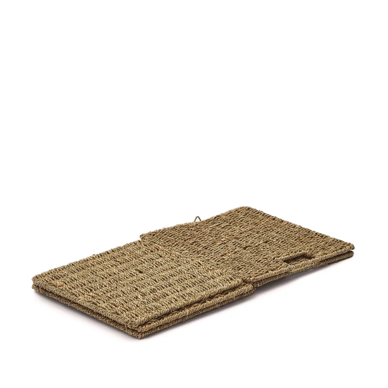 Tossa natural fiber folding box, 32 x 33 cm