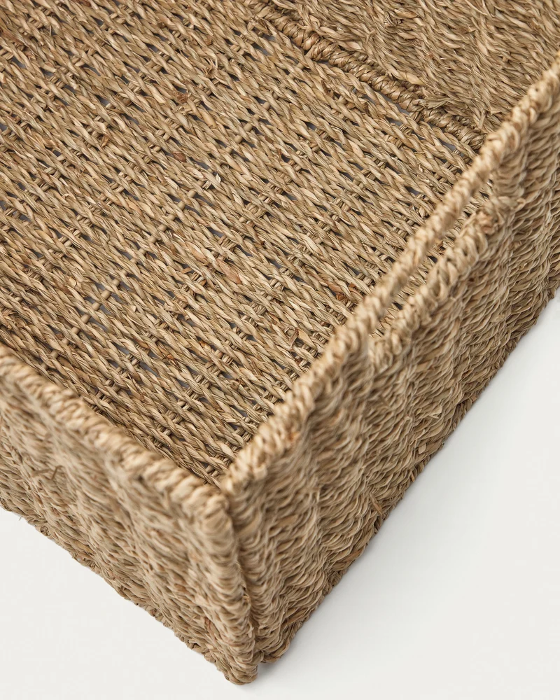 Tossa natural fibre folding box, 32 x 27 cm