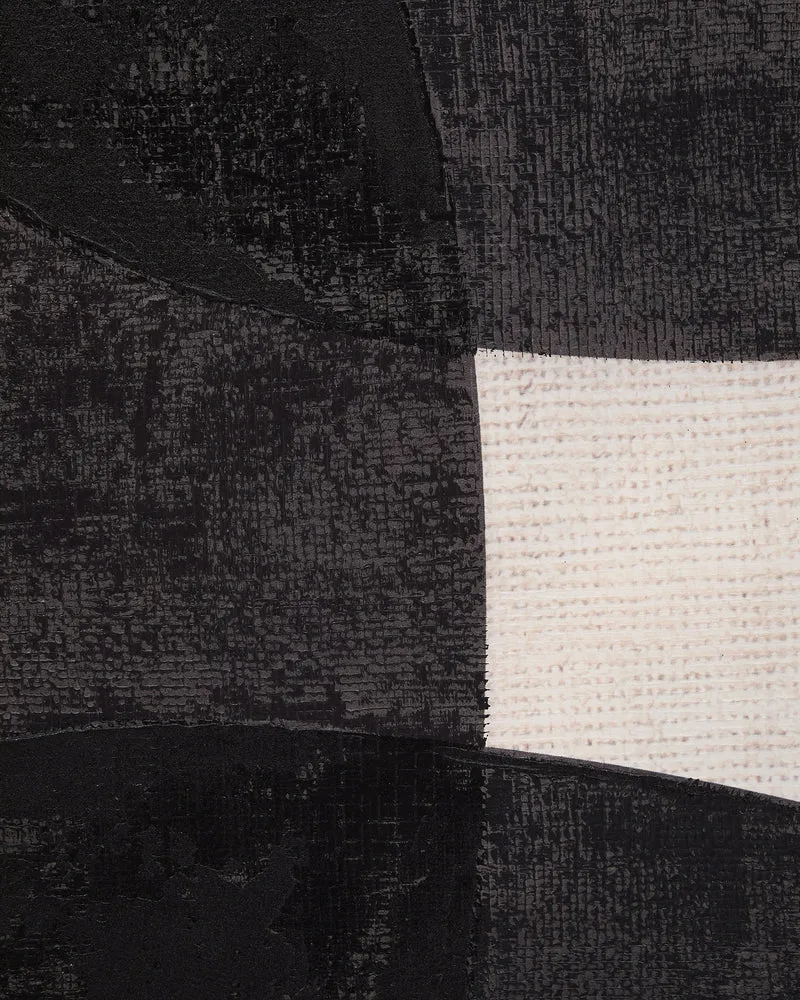 Tonol, brown abstract canvas, 180 x 140 cm