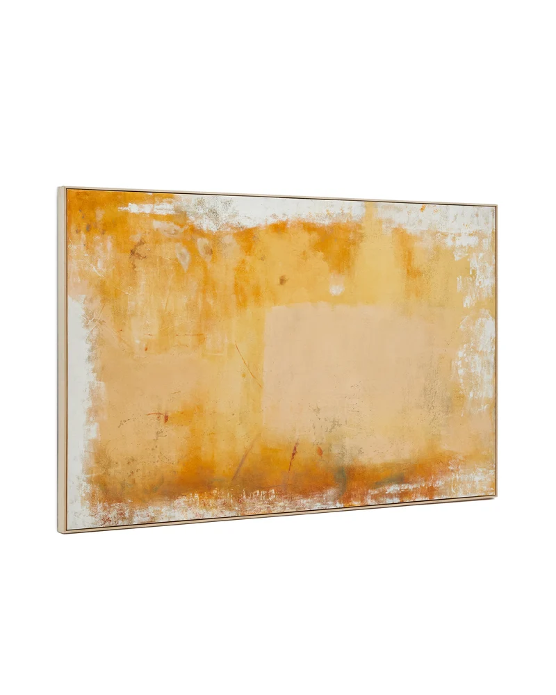 Selnar abstract yellow painting 202 x 122 cm