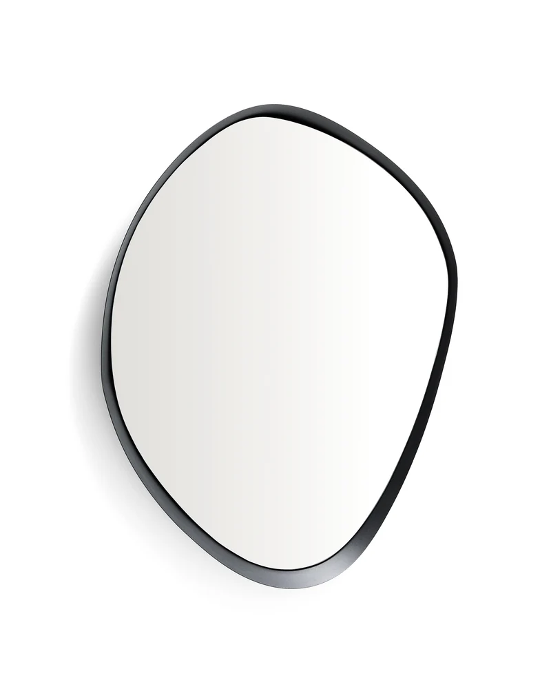 Tebel black metal mirror 85 x 93.5 cm