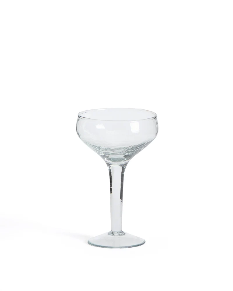 Sileia wine glass made of transparent recycled glass