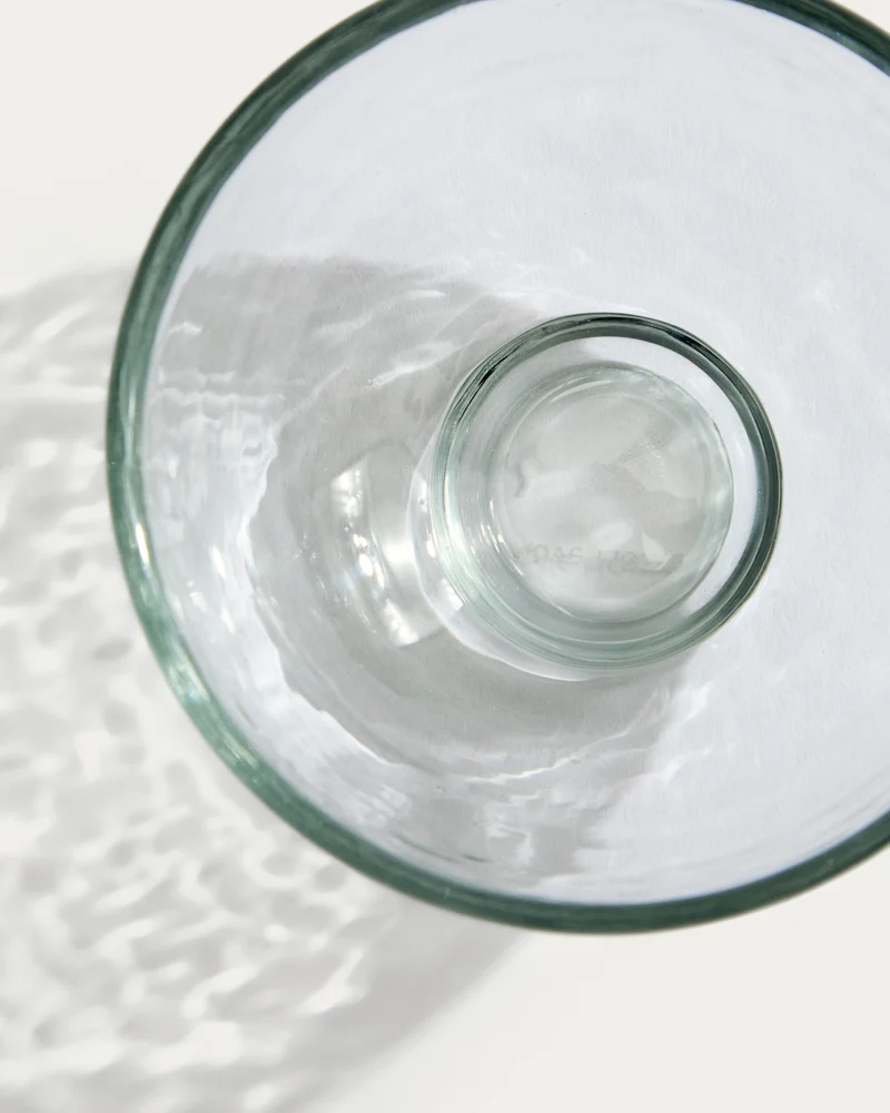 Sileia small bowl made of transparent recycled glass