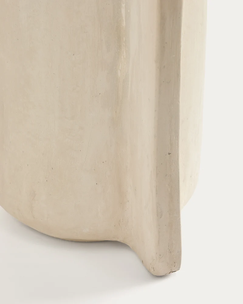Mireni papier-mâché vase beige 67 cm
