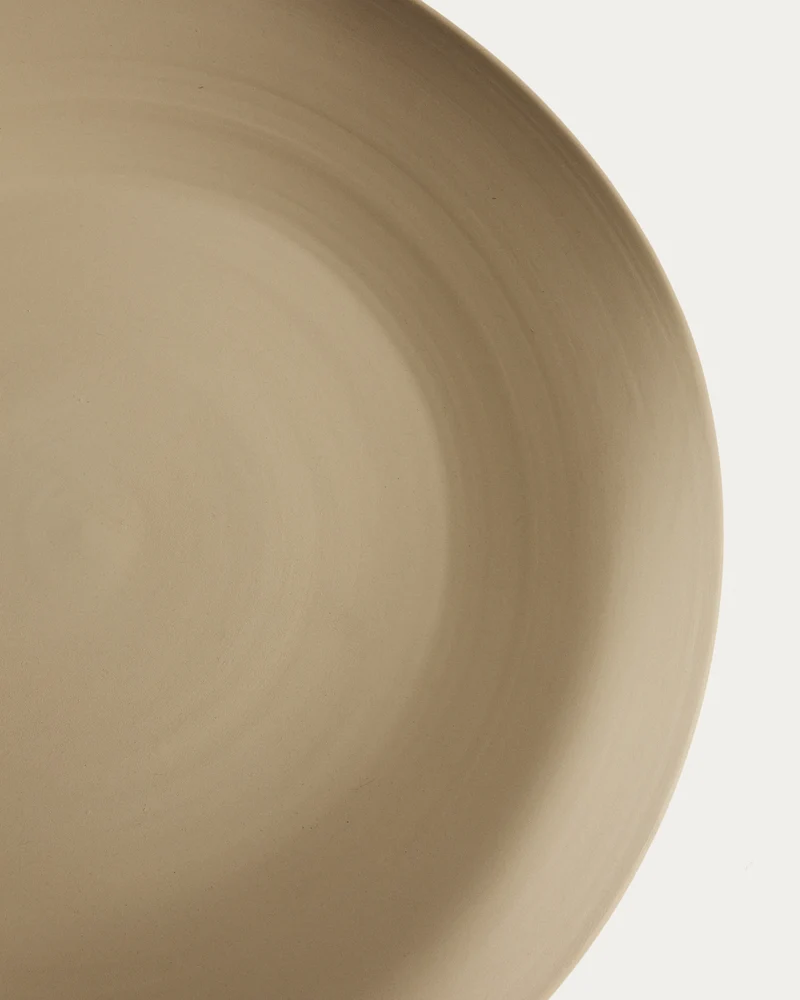 Ebenor beige ceramic centerpiece Ø 53 cm