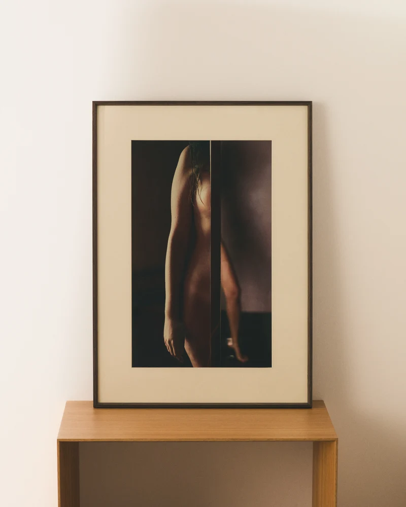 Zavira picture with photograph of female body 50 x 70cm