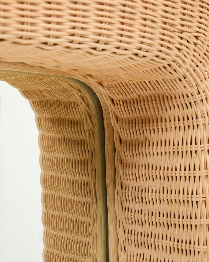 Zilna rattan mirror 58 x 120 cm
