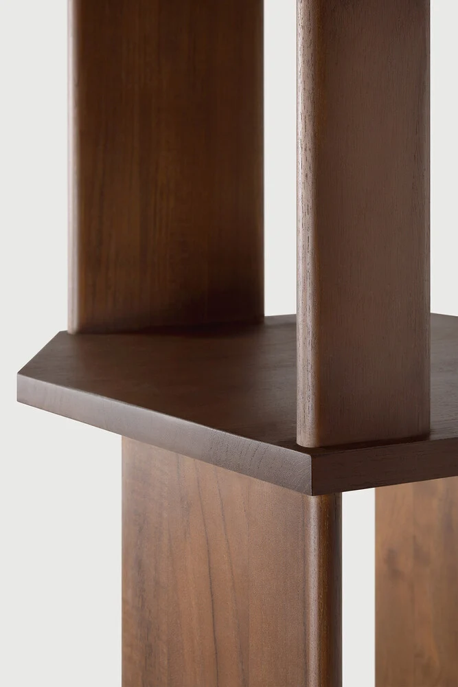 Stairs Column Teak Brown