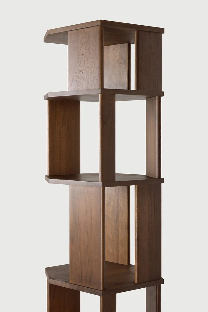 Stairs Column Teak Brown