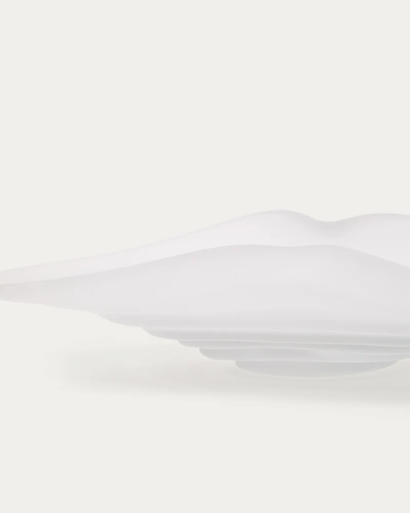 Ondaro frosted glass centrepiece 11cm