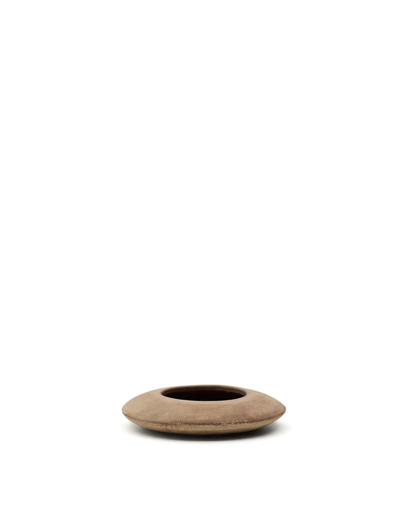 Rivor terracotta planter with natural finish Ø 50cm