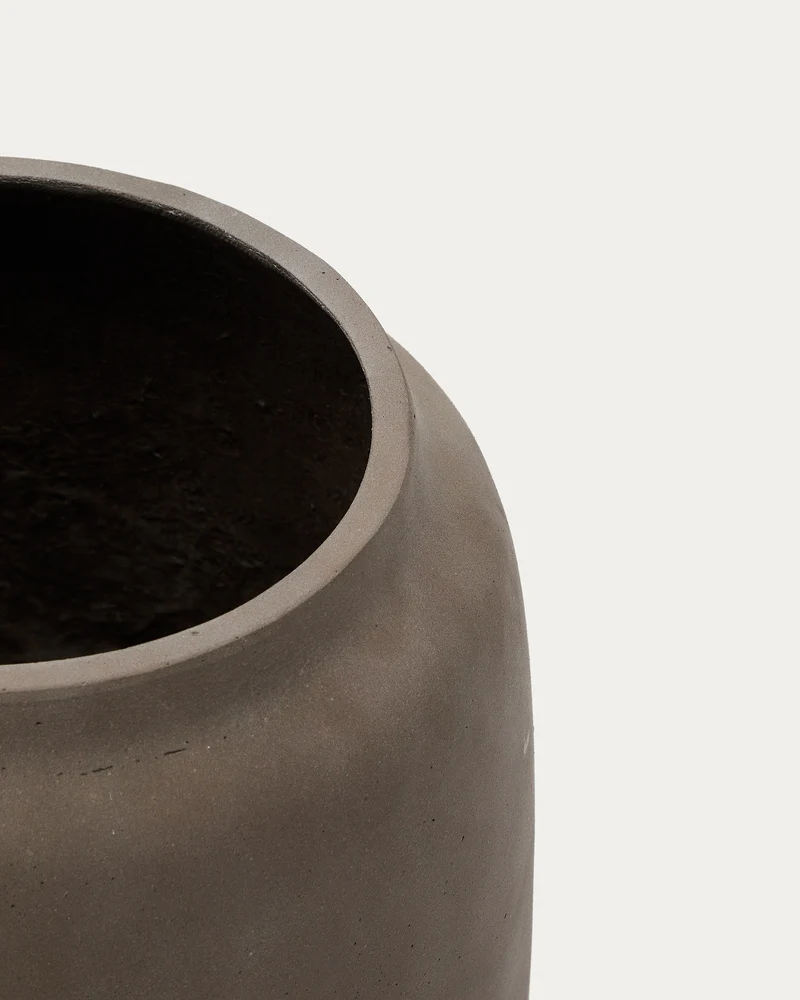 Lira terracotta-effect planter Ø40cm