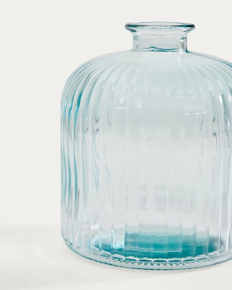 Small Marba bottle made from transparent recycled glass