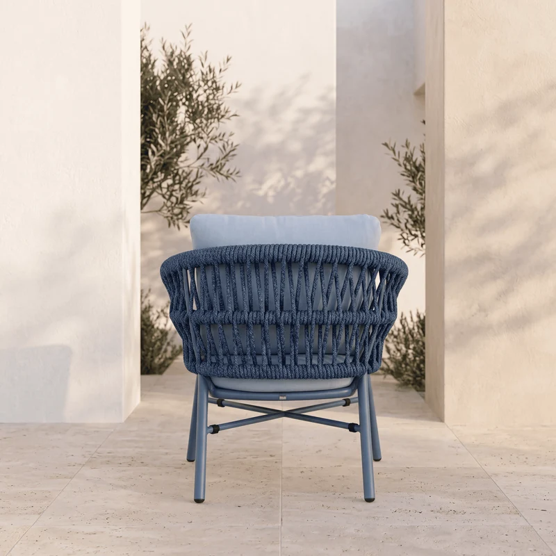 Fauteuil Holly Bleue