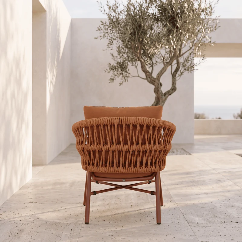 Fauteuil Holly Terracotta