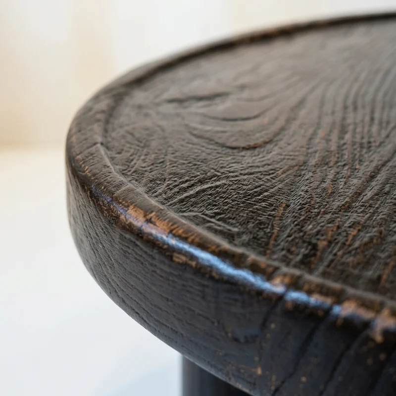 Table basse ANNA ronde en bois Ø70 cm