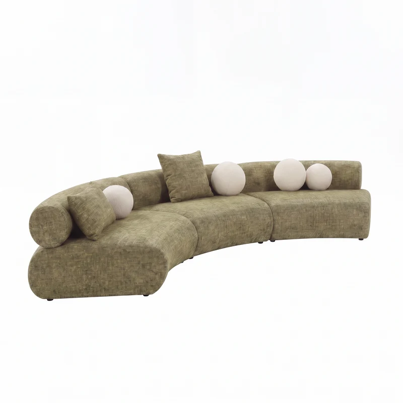 CANAPÉ MODULAIRE MADRID VERT ANIS