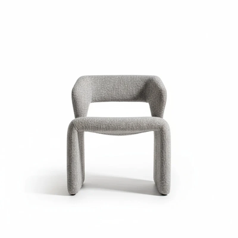 Chaise Roma Tissu Bouclette
