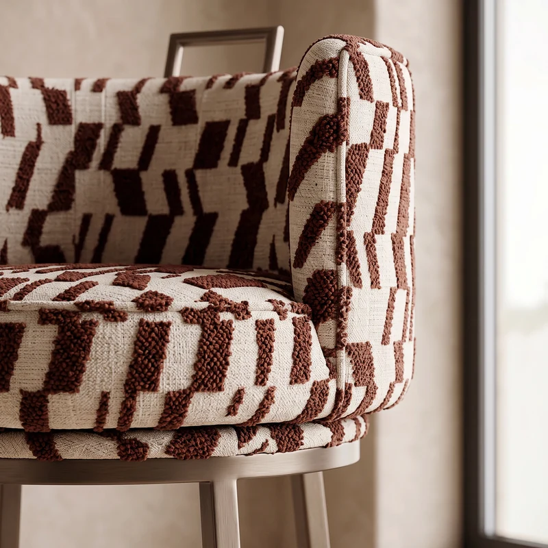 Tabouret DANA brique