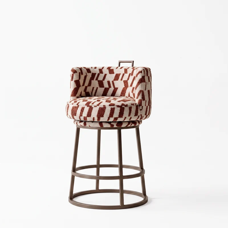 Tabouret DANA brique