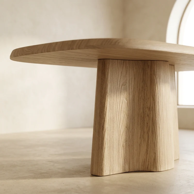 Table à manger Osaka en Orme clair 240 × 120 cm