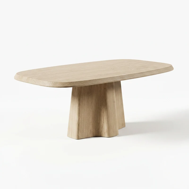 Table à manger Osaka en Orme clair 240 × 120 cm