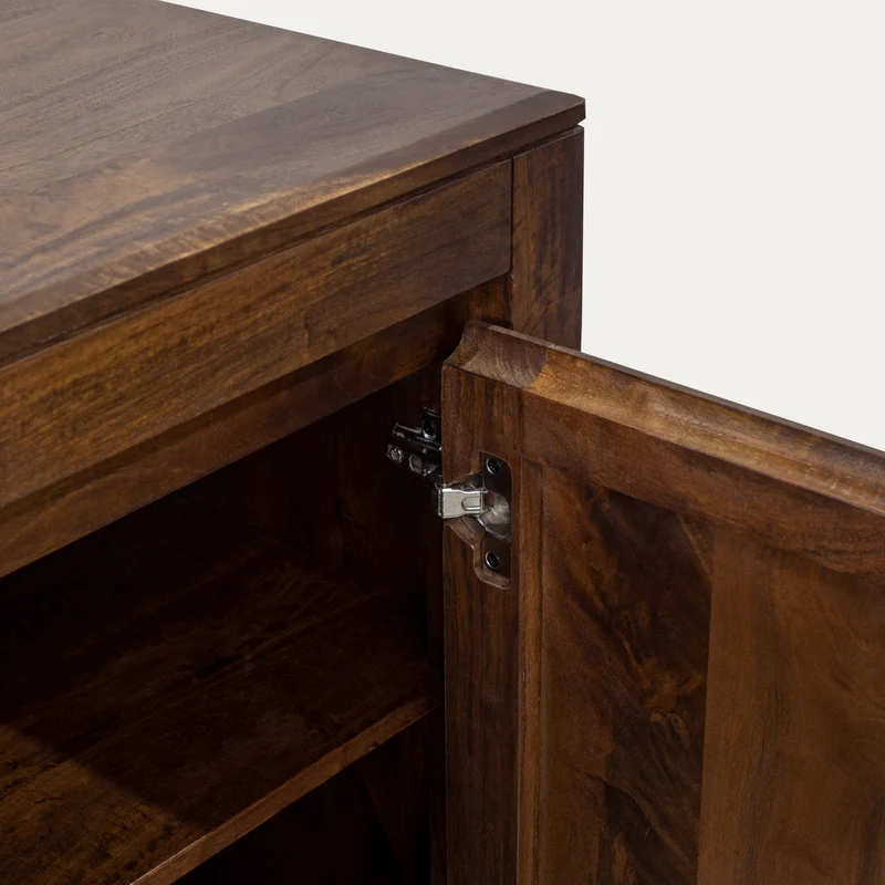 Buffet Dunia 57" - manguier massif brun