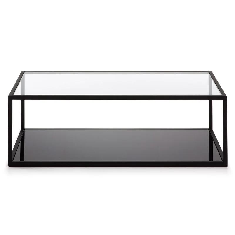 Blackhill black rectangular coffee table 110 x 60 cm