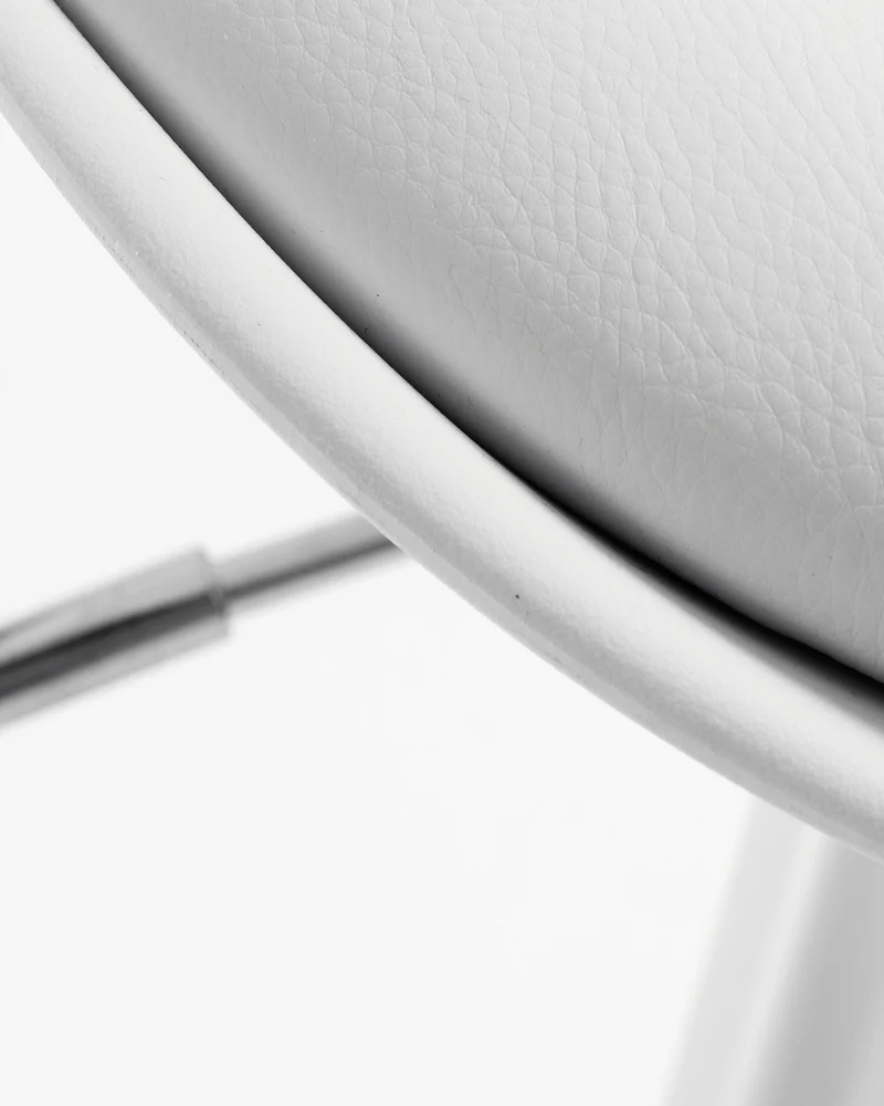 Orlando-T barstool white height 60-82 cm