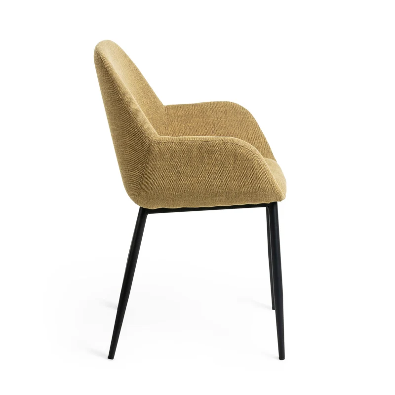 Konna Chair mustard & Black leg