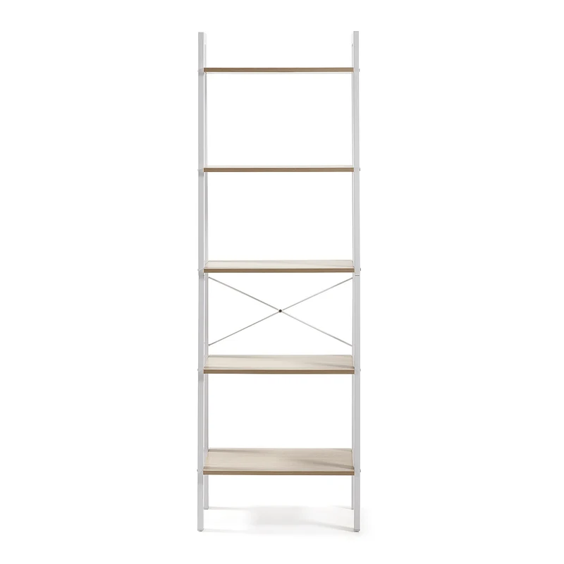 Aarhus shelving unit in white, 56 x 172 cm