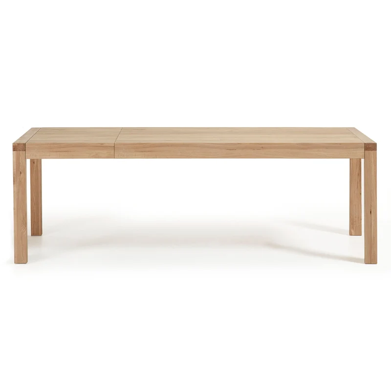 Briva extendable table with a natural oak wood finish, 180 (230) x 90 cm
