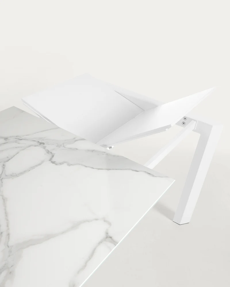 Axis table 120 (180) cm white legs